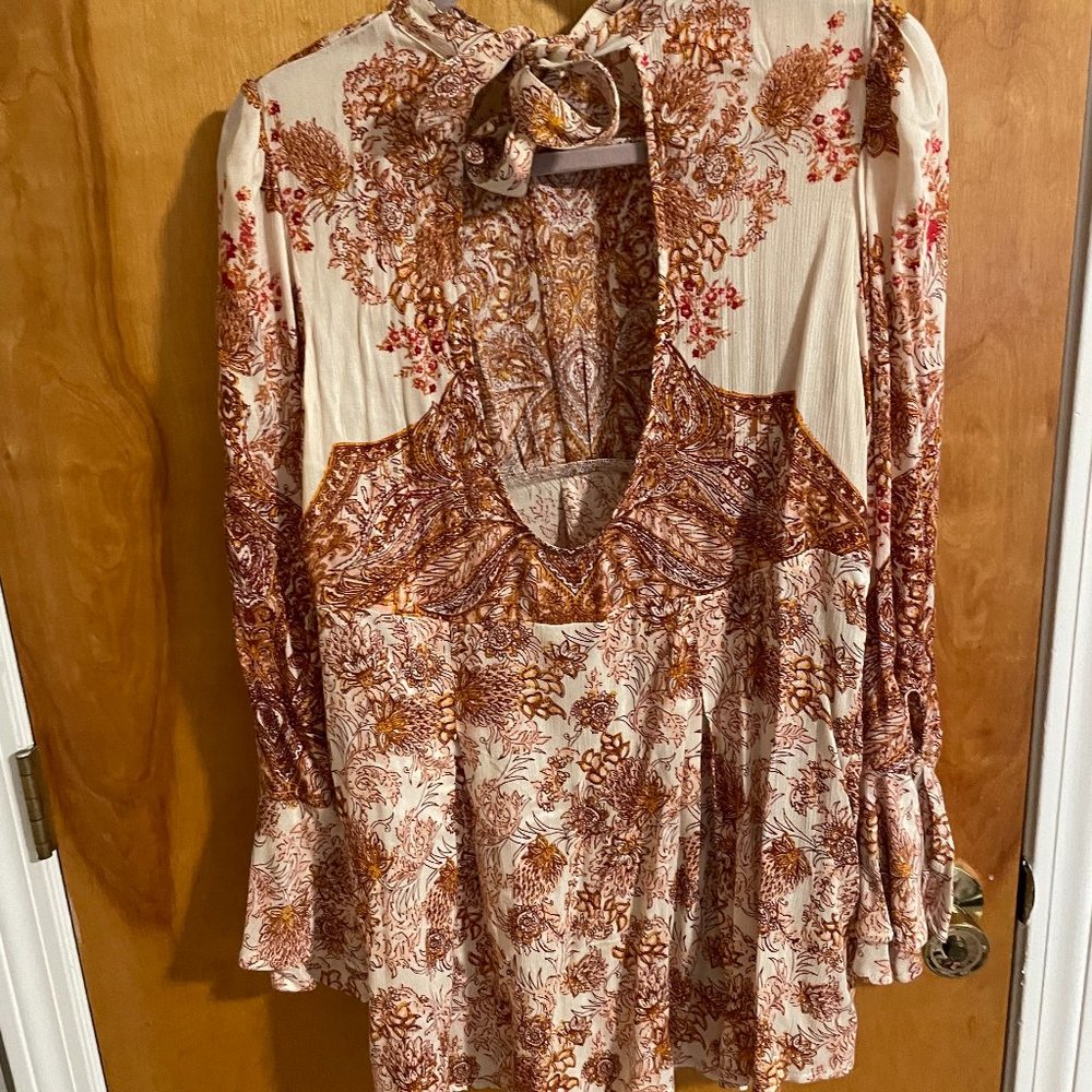 Free people open back tunic / dress - XS